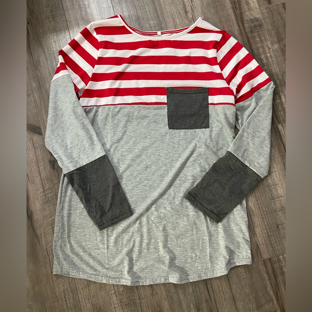 Women’s Christmas long sleeved shirt - XL